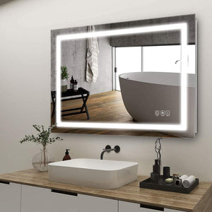 led illuminated mirrors for bathrooms