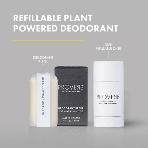 proverb refillable natural deodorant