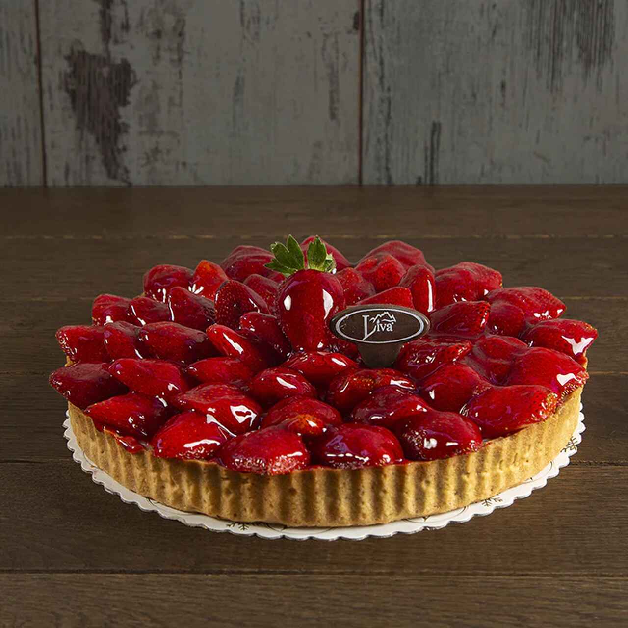 liva çilekli tart