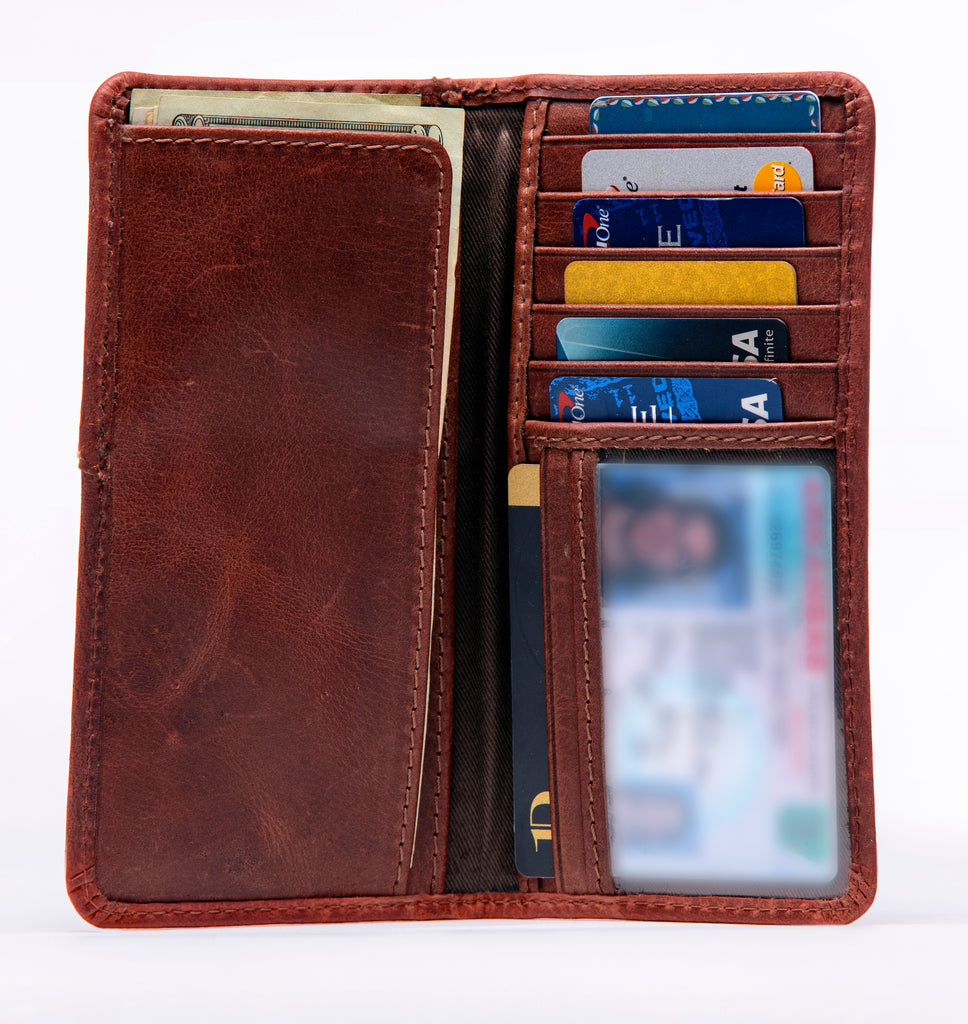 RAWHYD Full Grain Leather Long Bifold Wallet – RAWHYD Leather Co.