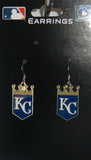 Kansas City Royals Dangle Earrings (Chrome) MLB Baseball