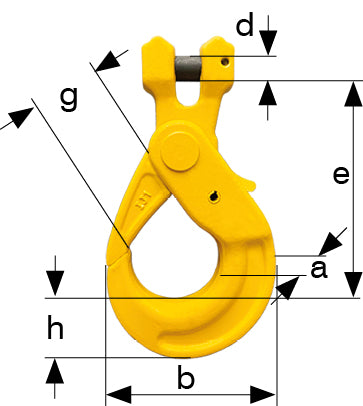 LINX-8 Grade 8 ALS Compact Clevis Safety Hook