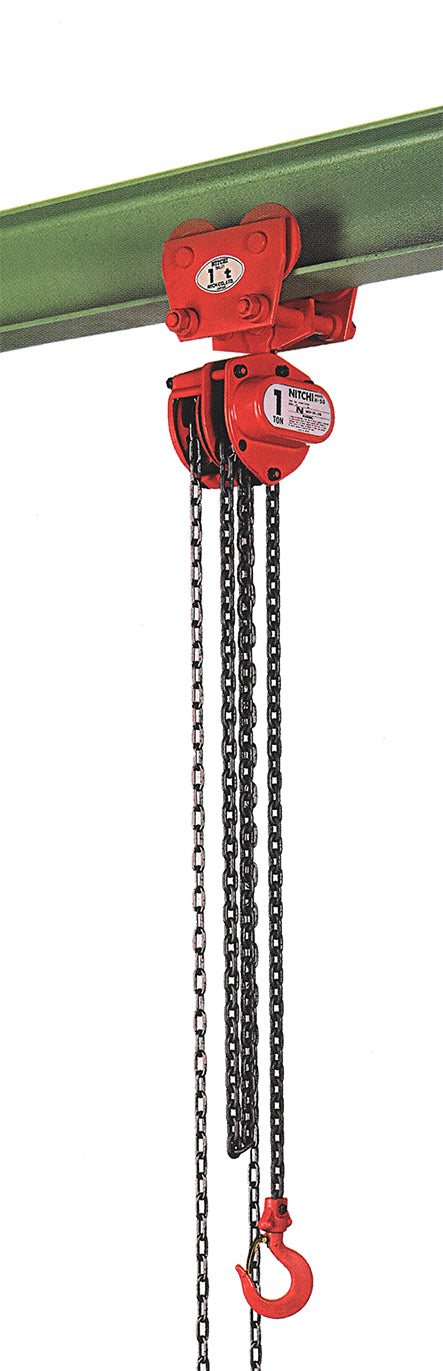 Nitchi HPB50A Combined Hand Chain Hoist With Push Trolley