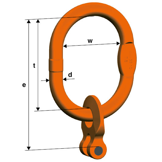 Pewag Winner G10 Enlarged Clevis Master Link Set KMGW1