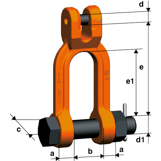 Pewag Winner G10 Clevis Shackle KSCHW