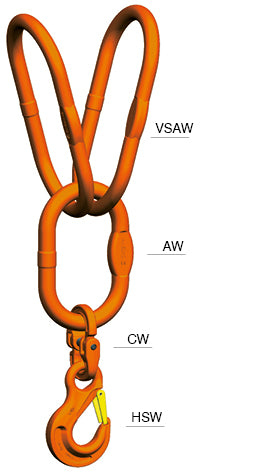 Pewag Winner G10 Transition Assembly For Double Ramshorn Hook UW