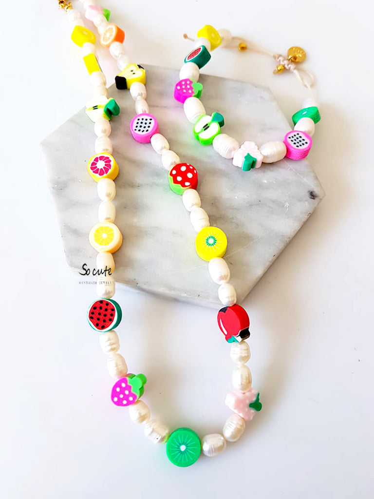 Fruits necklace