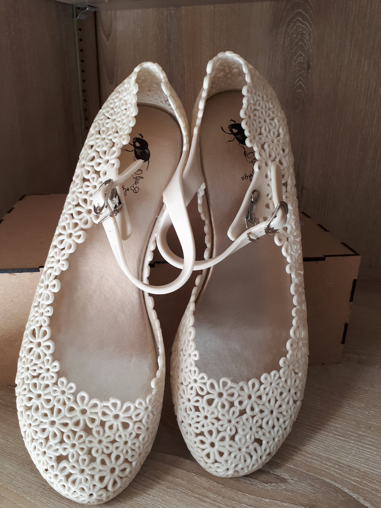 wedding jelly shoes