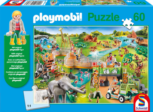 Puzzle 40 pièces : Playmobil : Pompiers - Schmidt - Rue des Puzzles