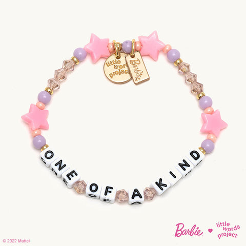 Barbie bracelet for her, girly bracelet, stretchy bracelets for women, pink  crystal beaded bracelets, girl power bracelet for girls | MakerPlace by  Michaels