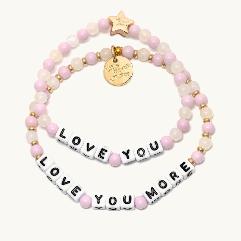 Little Words Project Love You & Love You More Family Bracelet Set