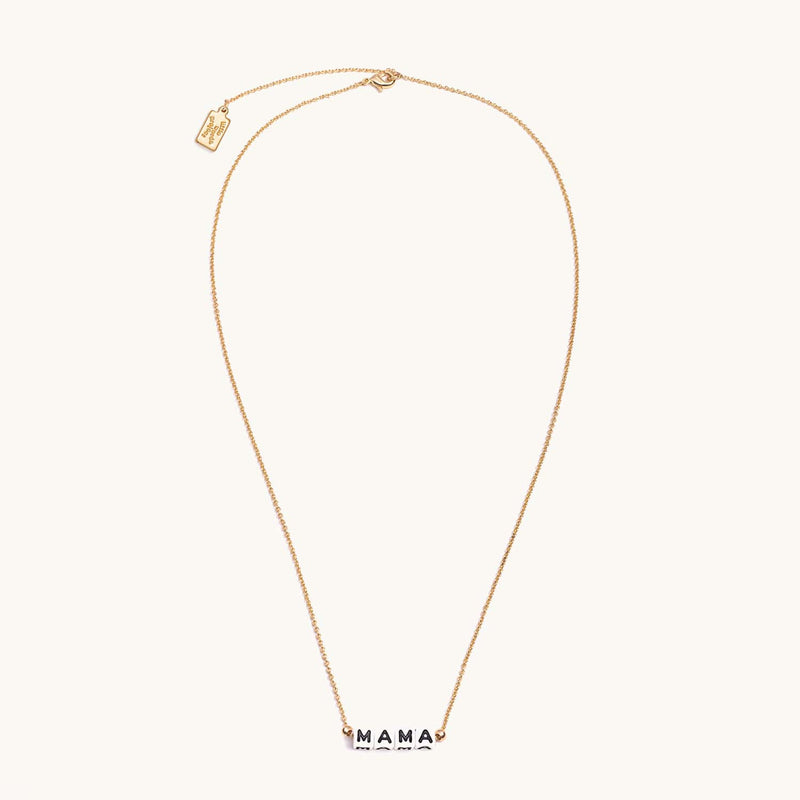 14K Solid Gold Mama Necklace, 18K Gold New Mama Necklace, Plain Yellow Gold  Minimalist Mother Necklace Mom Gift Perfect Gift for Mothers Day - Etsy