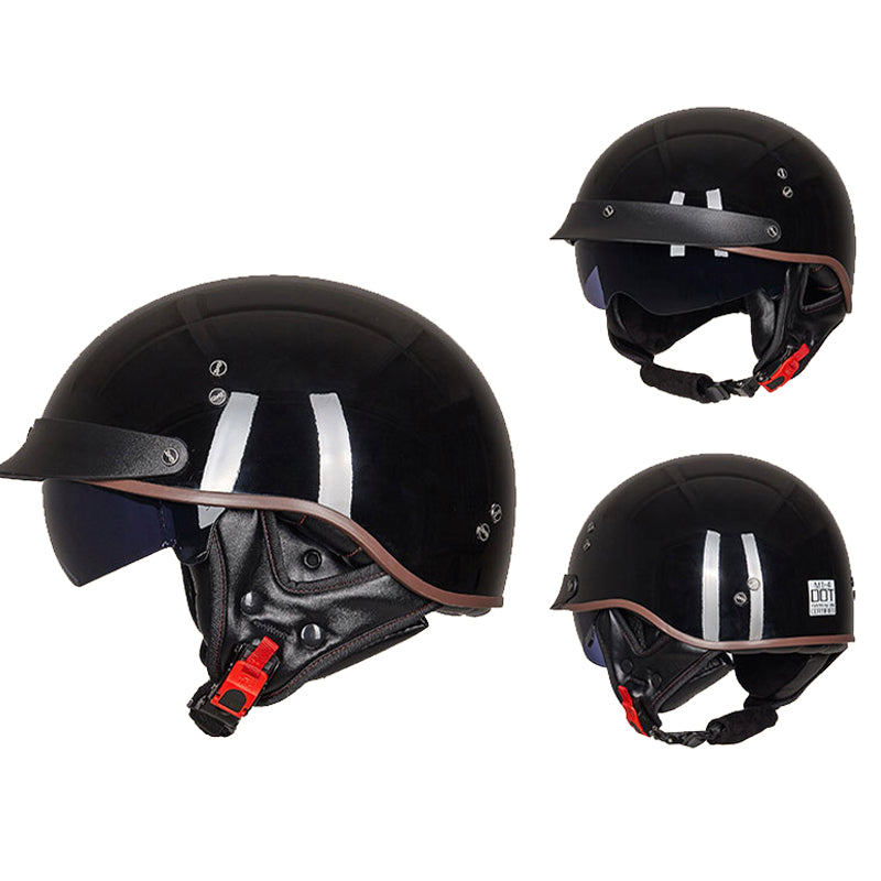 Classic Half Helmet, Black