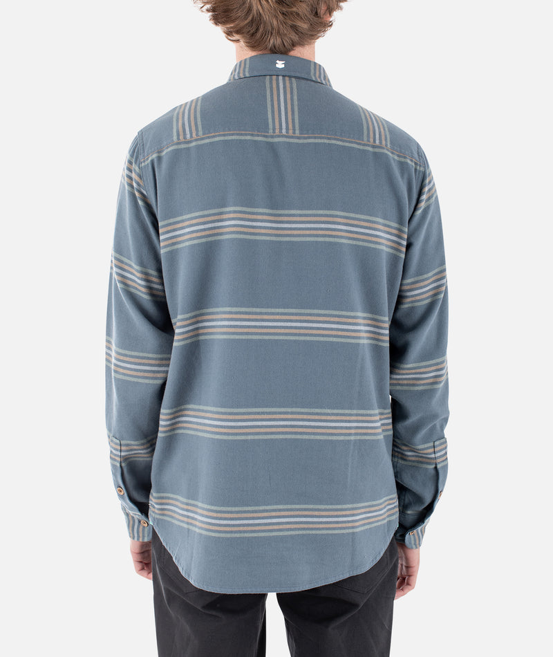 Image of Essex Oyster Twill Shirt - Storm