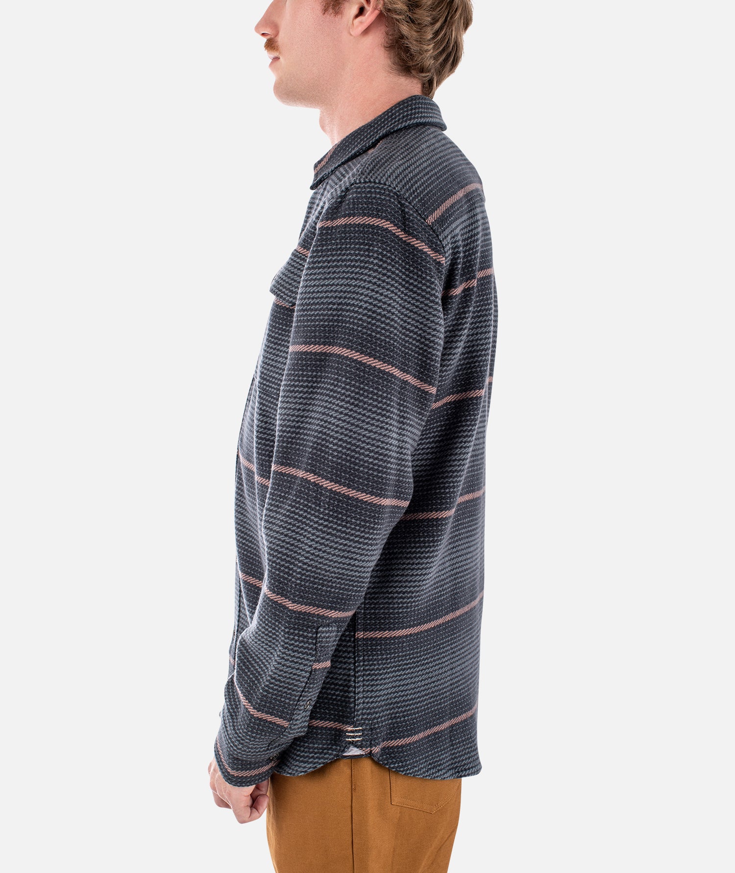 Horizon Flannel - Charcoal - Image 4