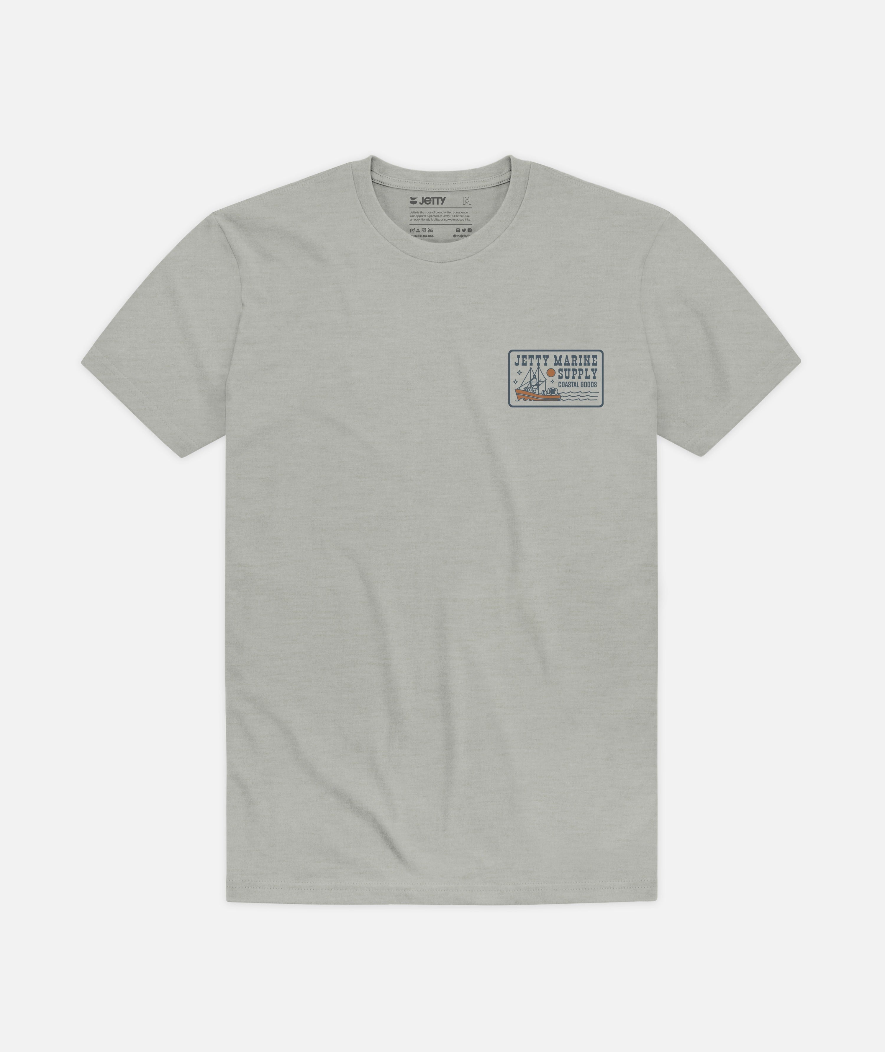 Trawler Tee - Heather Grey - Image 3