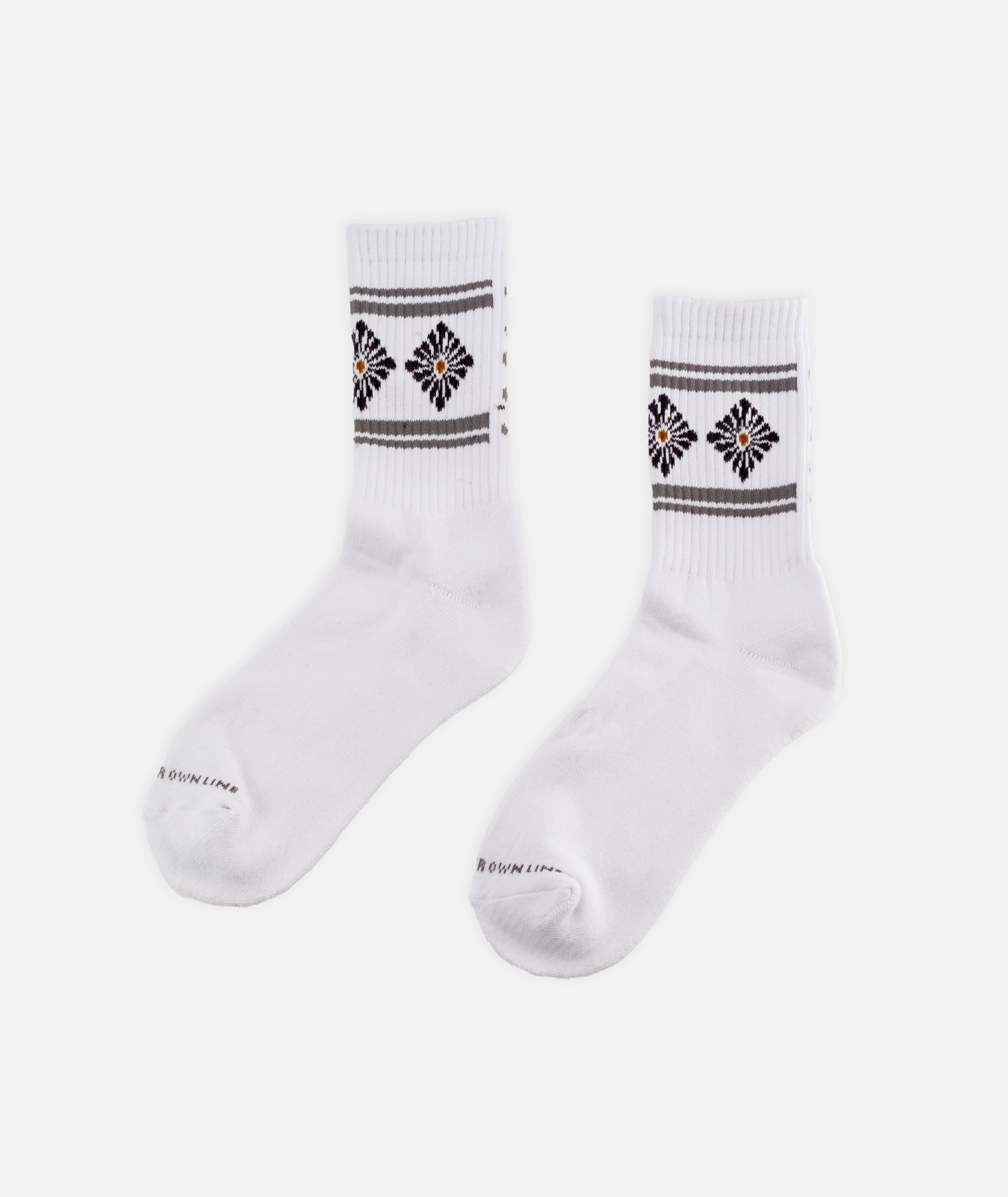 Disco Floral Socks - White - Image 3