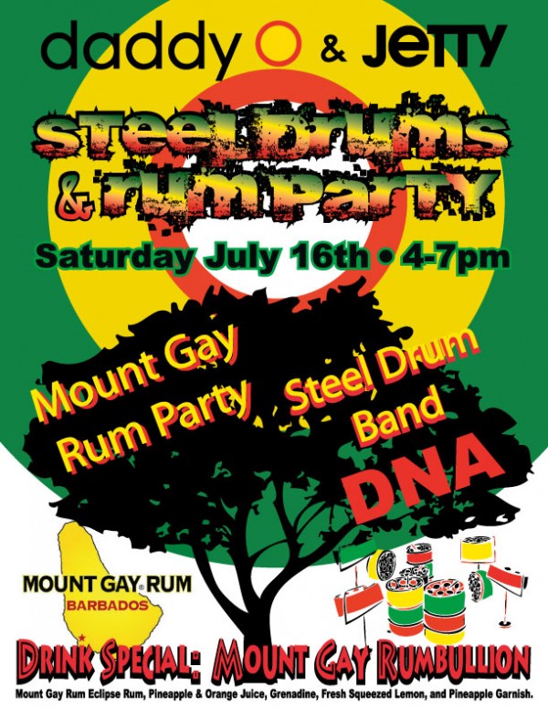 Daddy-O Steel Drums & Rum Party