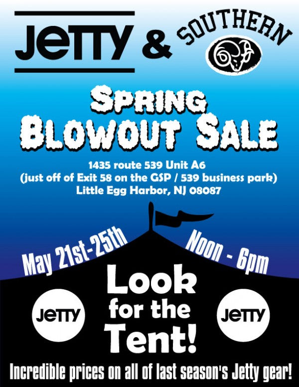 Jetty Spring Blowout Tent Sale