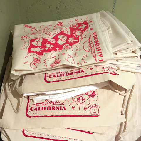 California Totes and Flour Sack Towels