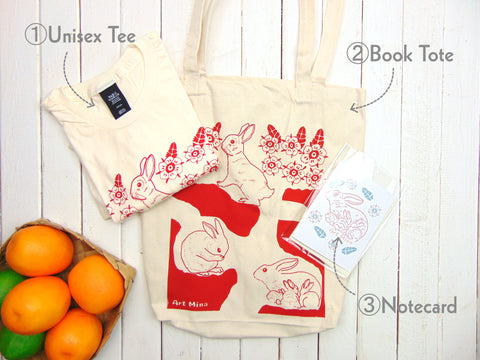 Art Mina Rabbit Gift Set