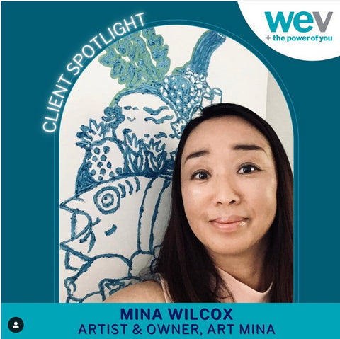Art Mina Owner, Mina Wilcox spotlighted at Women's Economic Ventures
