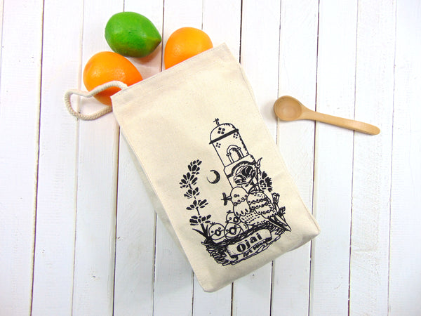 Art Mina Ojai Canvas Lunch Bag