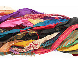 silk sari ribbons 