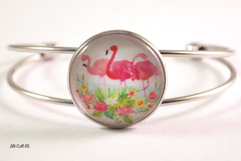 flamingo cuff bracelet