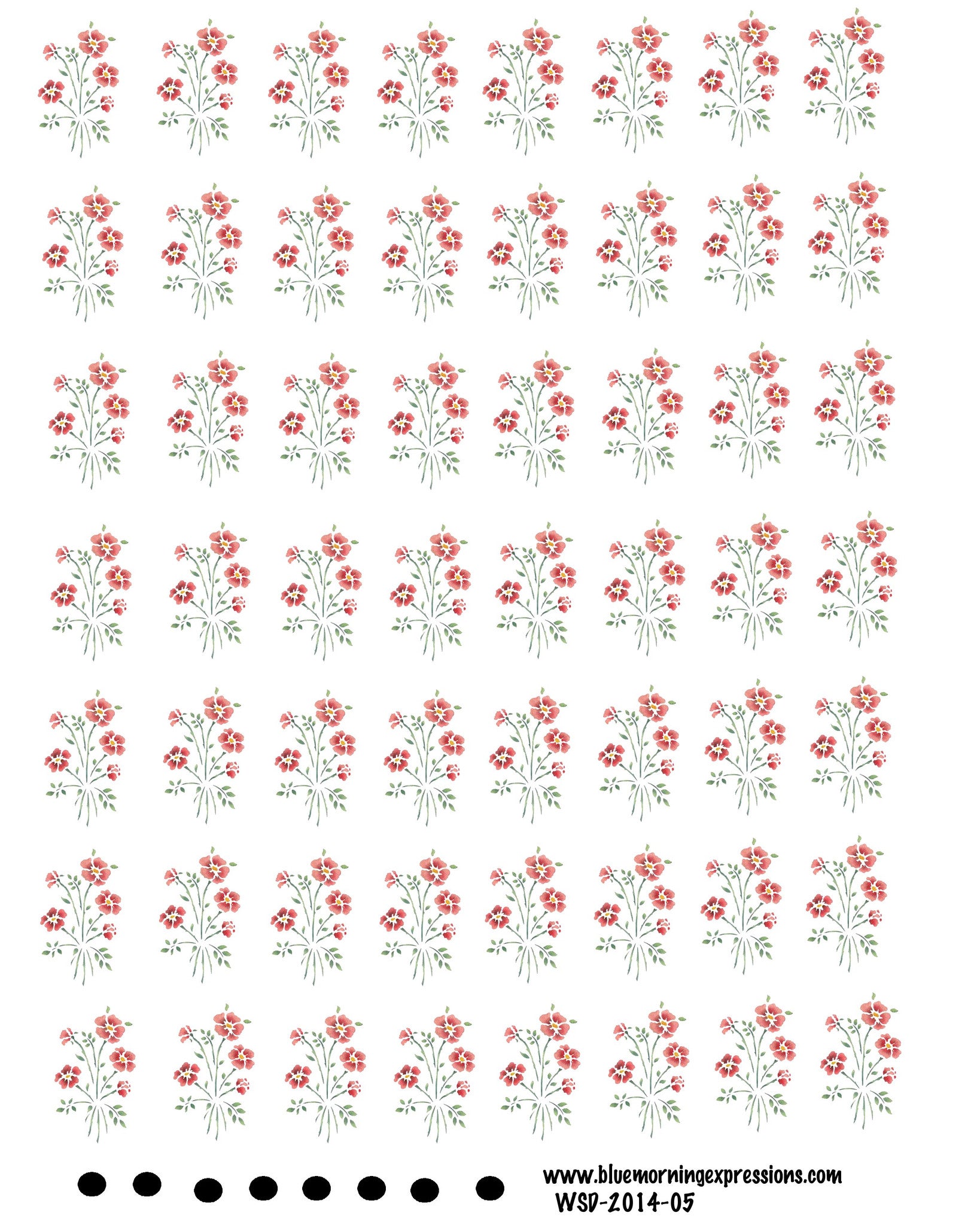 Decorative Floral Waterslide Decals – BlueMorningExpressions