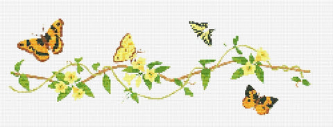 Monarch Butterfly Counted Cross Stitch Pattern Bluemorningexpressions