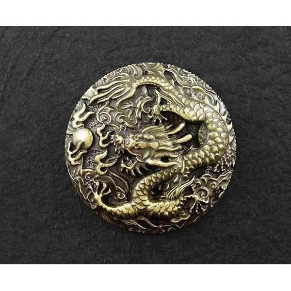 Brass Dragon Concho