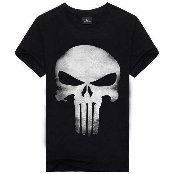 black skull t shirt