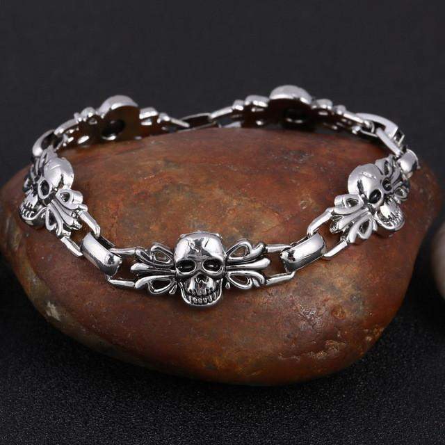 ladies skull bracelet