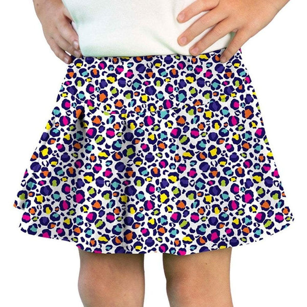 Azarhia Tennis Skirt Leopard Rainbow - Babysupermarket