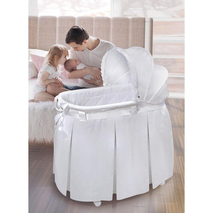 white bassinet