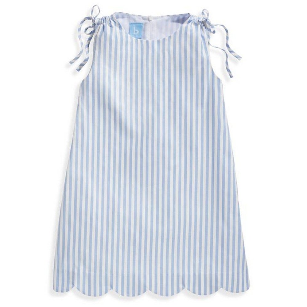 Bella Bliss Blue Wide Stripe Cooper Dress