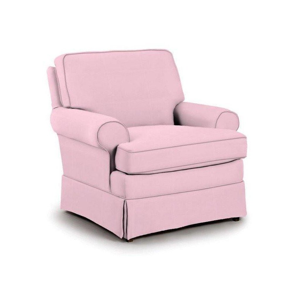 pink nursery rocker