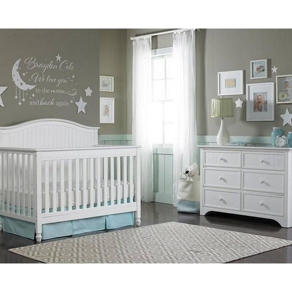 fisher price white crib