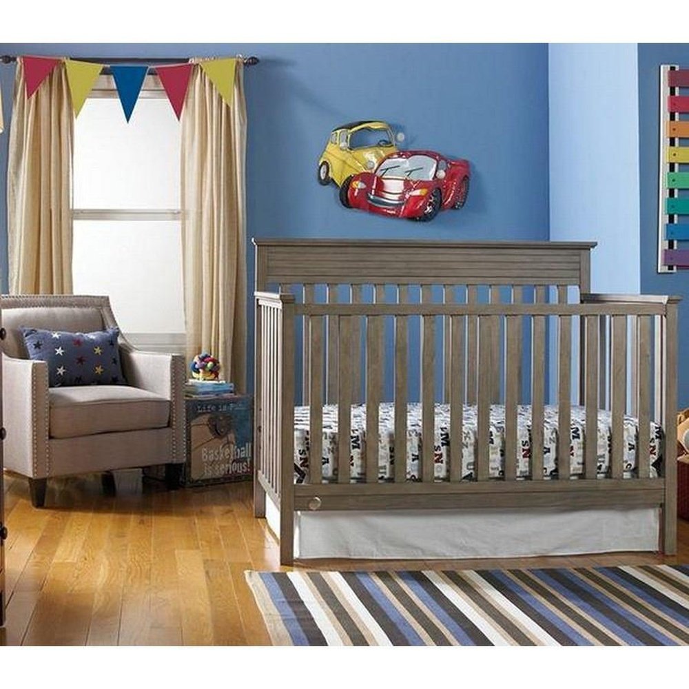 vintage grey crib