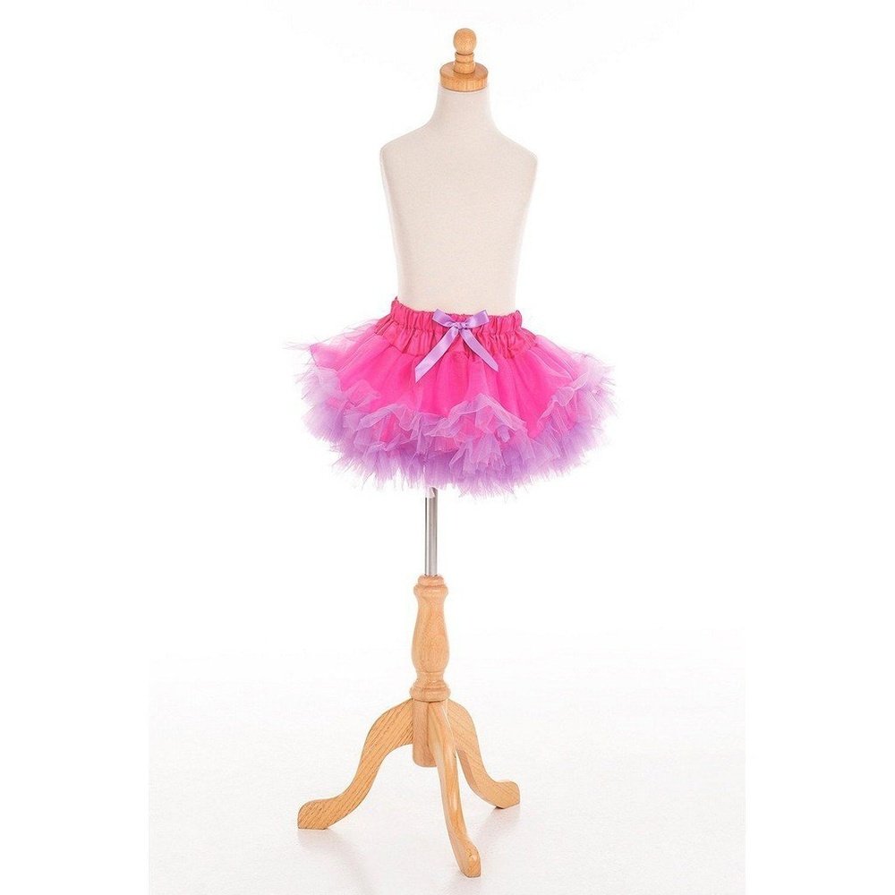 Little Adventures Fluffy Tutu Fuchsia /Lt.Purple Dress Up