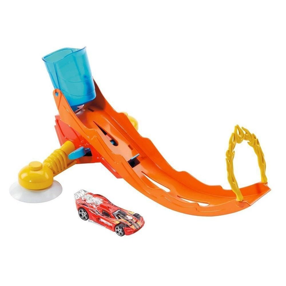 mattel hot wheels splash track tub set