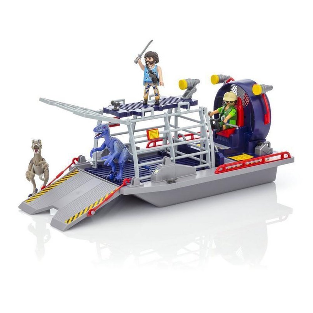 playmobil enemy airboat with raptor