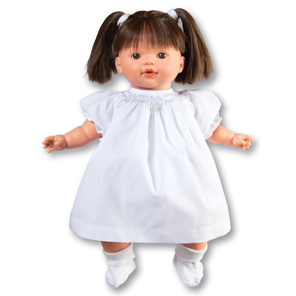 white dress doll