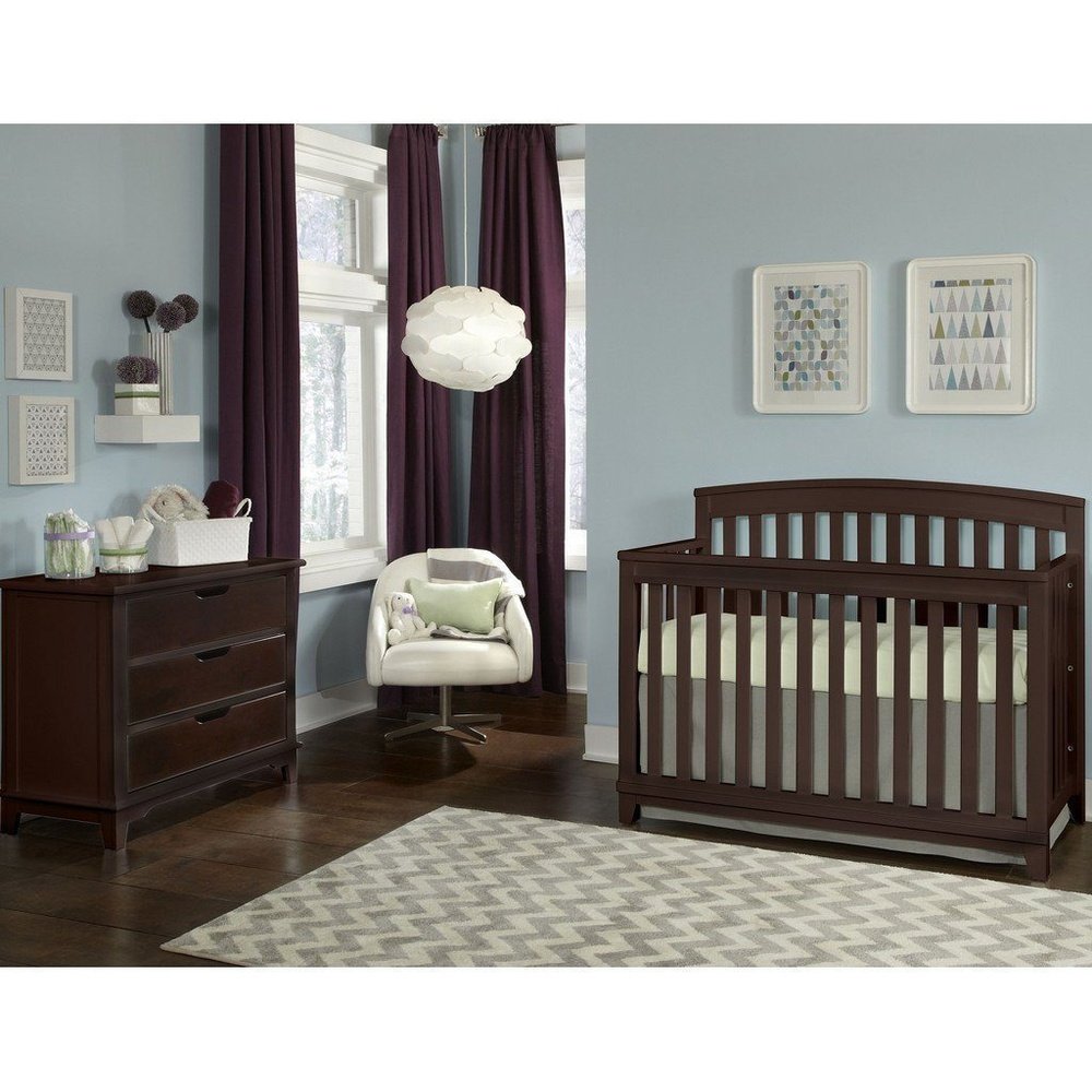 Westwood Midtown Convertible Crib Chocolate