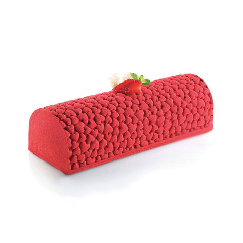 Kit moule bûche et tapis silicone Magic Love Silikomart - www