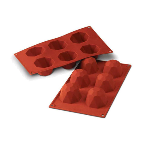 Silikomart SF105, 15-Compartment Flexible Silicone Cube Baking Mold