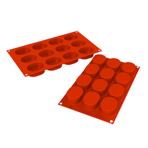 Silikomart SF098 Cylinder Silicone Mold - 12 Compartment
