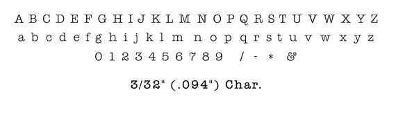 3mm Typewriter Font Individual (not a set) Uppercase Metal Alphabet Letter  Stamp-Metal Letter Stamps-Metal Stamping and Jewelry Tool- SGE-3U