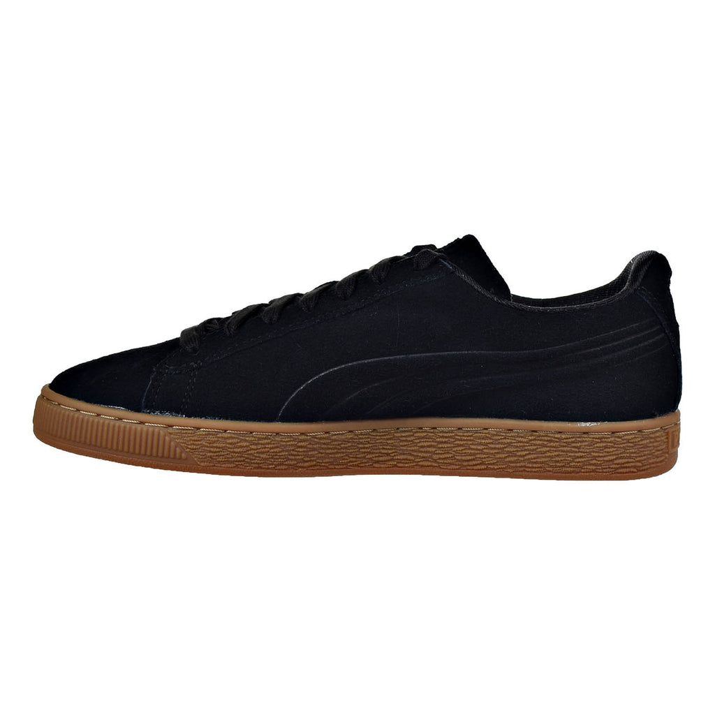 puma suede classic debossed black